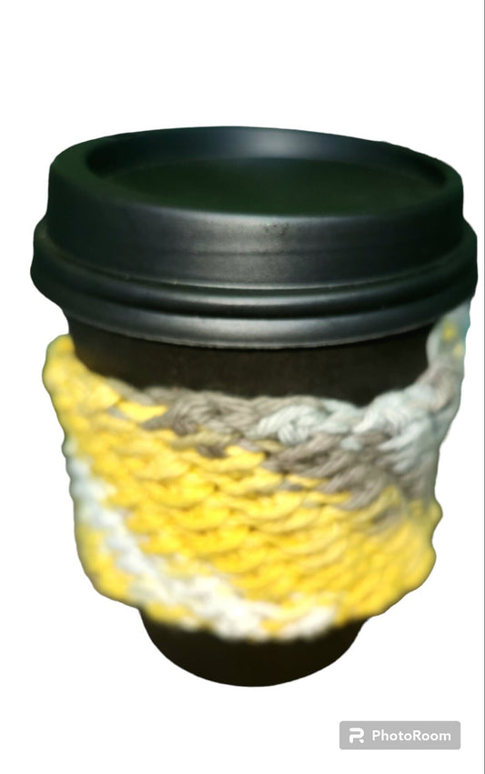 100% Cotton Handmade Crochet Coffee Koozies